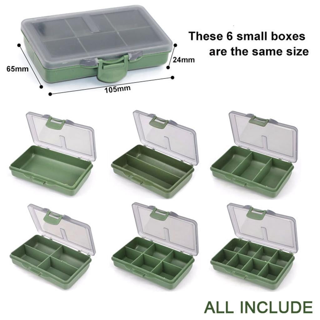 CEORPER Tackle Box Fishing Lures Baits Hook Storage Container Case with Clear Lid