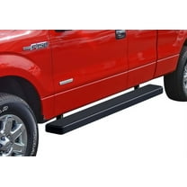 2009-2014 Ford F-150 Super Cab Black Finish 6 Inch Door to Door Side Bar Side Step Running Board