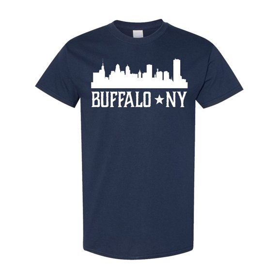 Inktastic Buffalo New York Ny Cities Skyline T-Shirt
