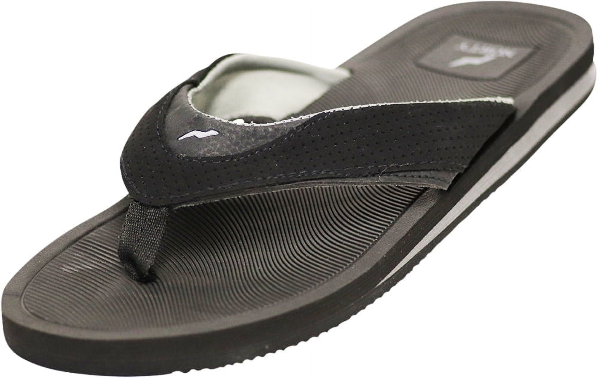 George Men’s Black Flip Flops with Foam Tech Cushioning George Men main image 2