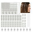 thumbnail image 3 of Bulk 100 Metal Hair Charm For Braids DIY Dreadlocks Jewelry Accessories Set, 3 of 9