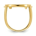 thumbnail image 2 of 14K Yellow Gold Ring Band Themed Holds 1 10oz American Eagle coin Product does not include, Size 5, 2 of 8