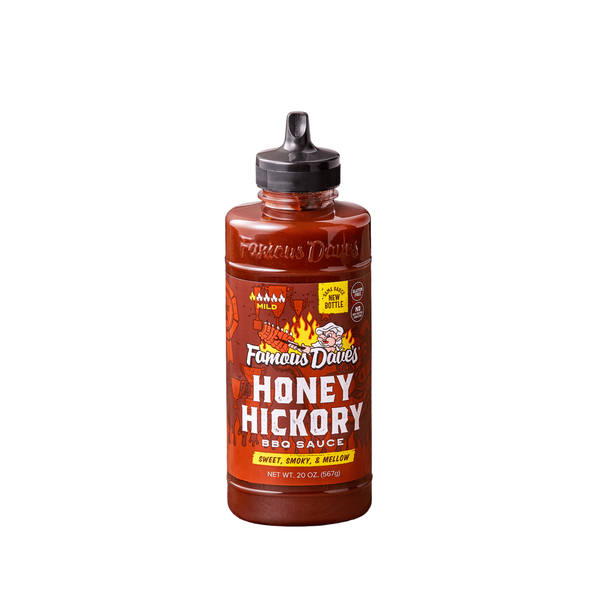 Famous Dave's, BBQ Sauce, Rich and Sassy, 20 oz, versatile for