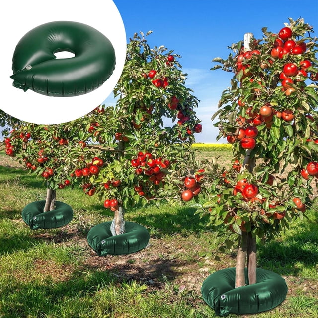 Tree Watering Bag | Slow Release Watering System for Trees | Deep Root Irrigation | PVC Drip Irrigation Bag for Garden, Landscaping, and Newly Planted Trees | 60cm Diameter Ring Design
