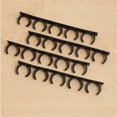 thumbnail image 2 of Adhesive Spice Clip Gripper Clips, Holds 20 Spice Jars, Black, 2 of 5