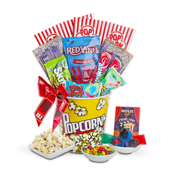 Alder Creek Gift Baskets Pop-ular Movie Gift (11 Items)