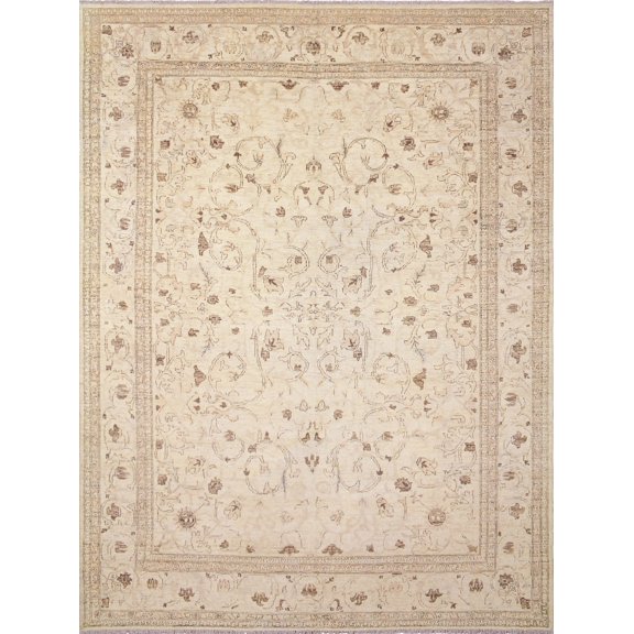 Sun-Faded Ahmed Ivory/Ivory Rug, 8'11" x 12'0"