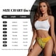 thumbnail image 5 of Balery Happy Cartoon Star Tangas de Algodón para Mujer con Estampado – Ropa Interior Sexy, Transpirable, G-string-Medium, 5 of 6
