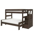 thumbnail image 3 of Modern Farmhouse Twin XL Over Queen Bunk Bed With Staircase, 3 of 7