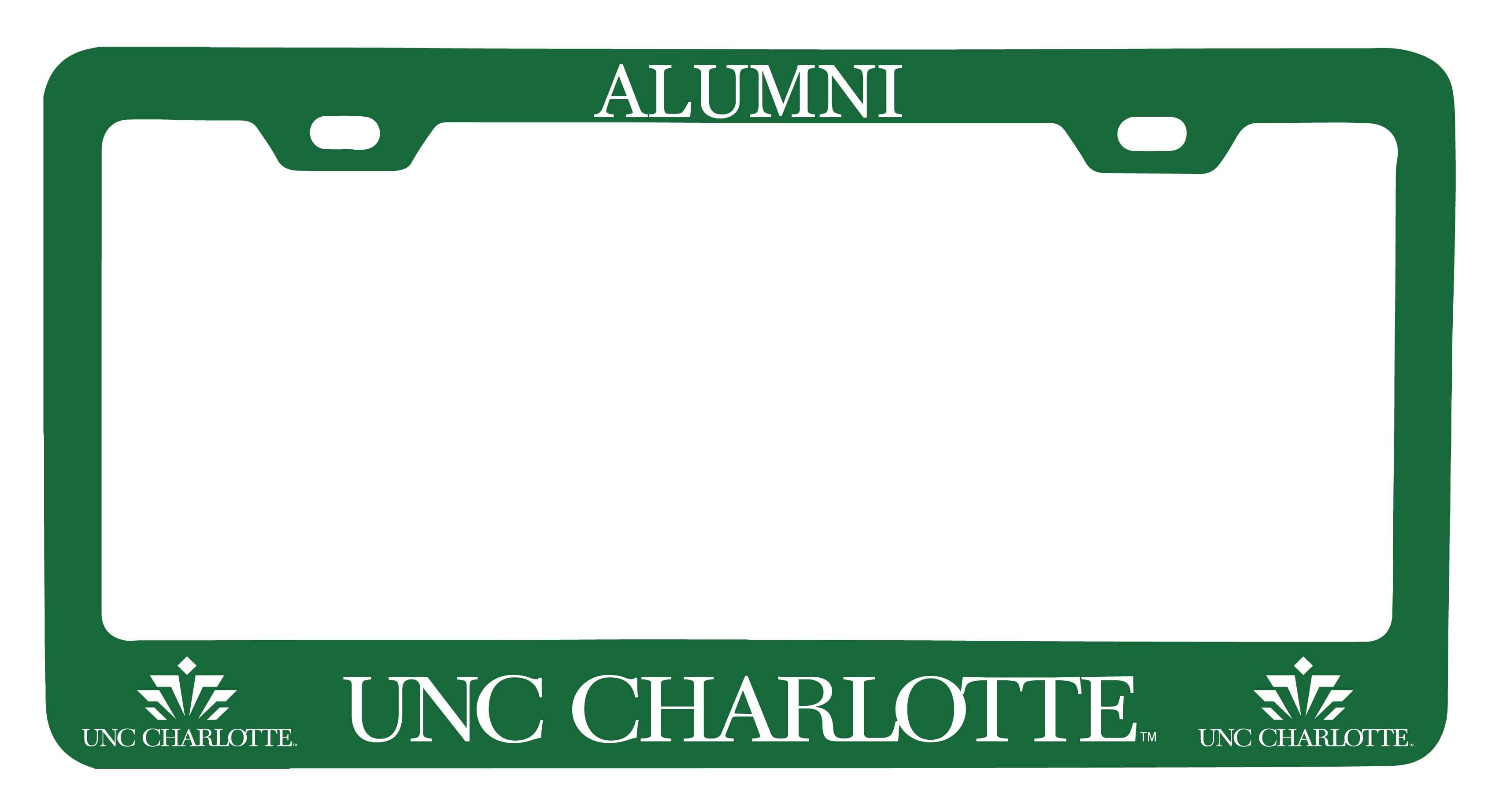 North Carolina Charlotte FortyNiners Alumni License Plate Frame New For 2020