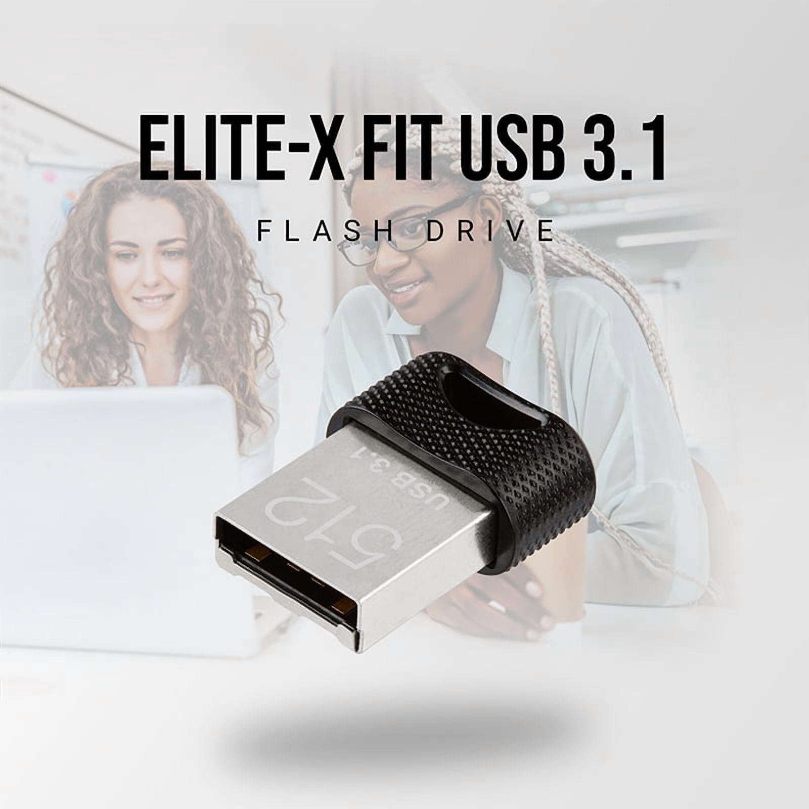 PNY 64GB Elite-X Fit USB 3.1 Flash Drive​ 3-Pack