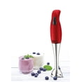 thumbnail image 4 of Courant 2-Speed Hand Blender with Stainless Steel Leg - Red, 4 of 4