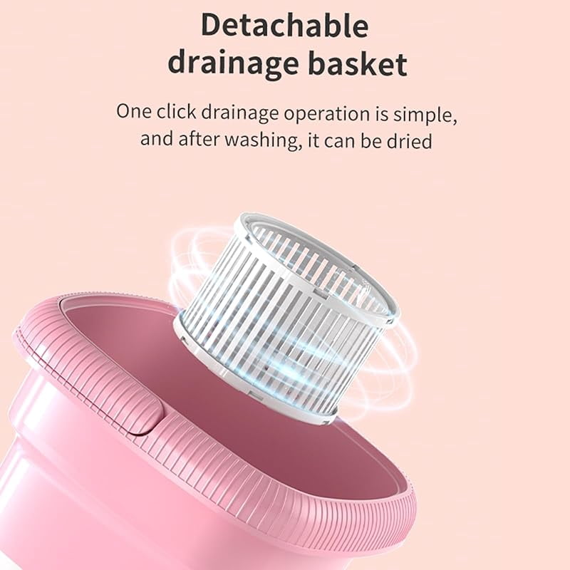 Portable Small Washing Machine,13L Capacity Foldable Mini Washer,Ideal for Baby Clothes, Underwear & Small Items. Perfect for Apartments, Dorms, RVs & Travel (Green)
