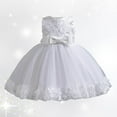 thumbnail image 2 of KAOOCXU Children Girls Dress Sleeveless Birthday Party Fluffy Dresses Spring And Autumn Cozy Breathable Wear, 2 of 9