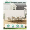 thumbnail image 4 of 71''x138'' Retractable Side Awning for Patio, Retractable Privacy Screen Protection Awning, Waterproof & UV-Resistant Folding Privacy Divider, for Patio, Balcony and Pools, 4 of 8