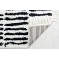 thumbnail image 3 of Rugs America BT30D White Rain Geometric/Stripe Modern White Area Rug, 2'6" x 4', 3 of 6