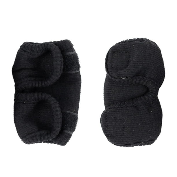 Rodilleras para mascotas Zulema 2 piezas calentador de soporte para piernas protector de codo Negro M