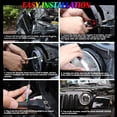 thumbnail image 6 of 2PC DRL 7'' Round Halo LED Headlights Red Turn Signal For Jeep Wrangler JK TJ LJ, 6 of 7