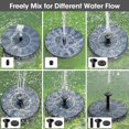 thumbnail image 2 of Mini Solar Water Fountain Pool Pond Waterfall Fountain Water Pump Garden Decoration Outdoor Bird Pond Garden Solar Fountain Afortunado Sencillez, 2 of 4