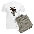 thumbnail image 6 of CafePress - Alaska Moose Men's Light Pajamas - Men's Light Loose Fit Cotton Pajama Set, 6 of 7