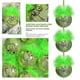 thumbnail image 3 of 12-Pack Grinch Baubles Christmas Tree Hanging Baubles Balls Ornaments - Green Elf with Fuzzy Hair Decorations, 3 of 5