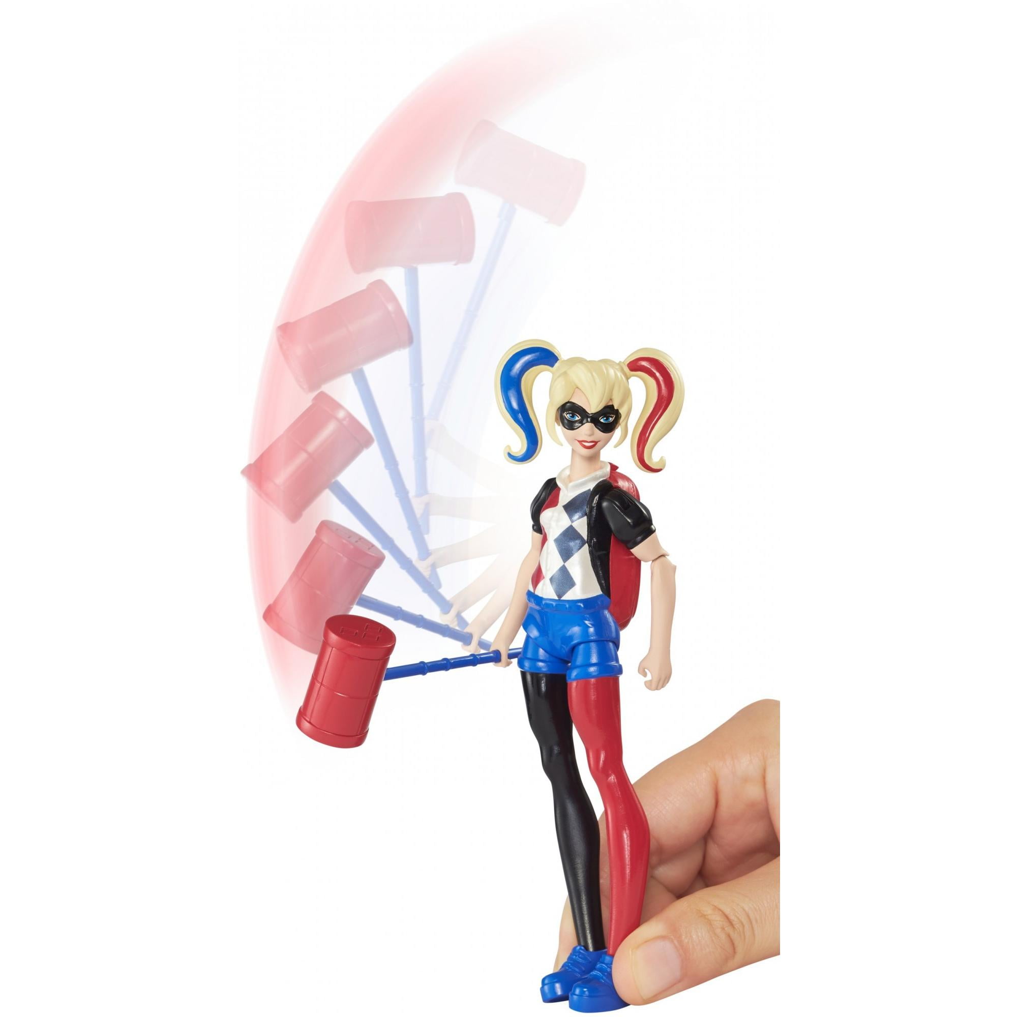 Bonecas dc super hero girls harley quinn arlequina 30 cm mattel