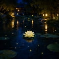 thumbnail image 6 of 1 Piece Floating Foam Lotus Flower with Leaf, Artificial EVA Water Lily for Pond Pool, Realistic Fake Lotus for Spring Garden Decor Dance Prop Home Vase Decoration, 6 of 6