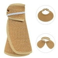 thumbnail image 5 of harmtty Summer Women Hat Pure Color Classic Bowknot Decor Straw Hat for Vacation, 5 of 8