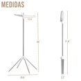 thumbnail image 4 of Timotech Escurridor de Ropa Plegable, Tendedero Plegable Ropa, Tendedero Port&aacute;til, Estante de Secado de Ropa Acero Inoxidable de 150 cm con 3 Brazos Giratorios para Perchas, 4 Patas, para 2, 4 of 6