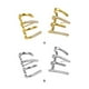 thumbnail image 4 of Qarigey Pendientes De Garra Fáciles De Usar Convenientes Para El Diario Pendientes Para Mujer Amplia Aplicación Elegante Plata Type3 NO3, 4 of 6
