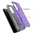 thumbnail image 3 of Samsung Galaxy S23 Case ,Sturdy Phone Case for Galaxy S23 2023 6.1 inch ,Tekcoo Shockproof Protection Heavy Duty Armor Hard Plastic & Rubber Rugged Bumper 2-in-1 Case Cover -Purple, 3 of 8