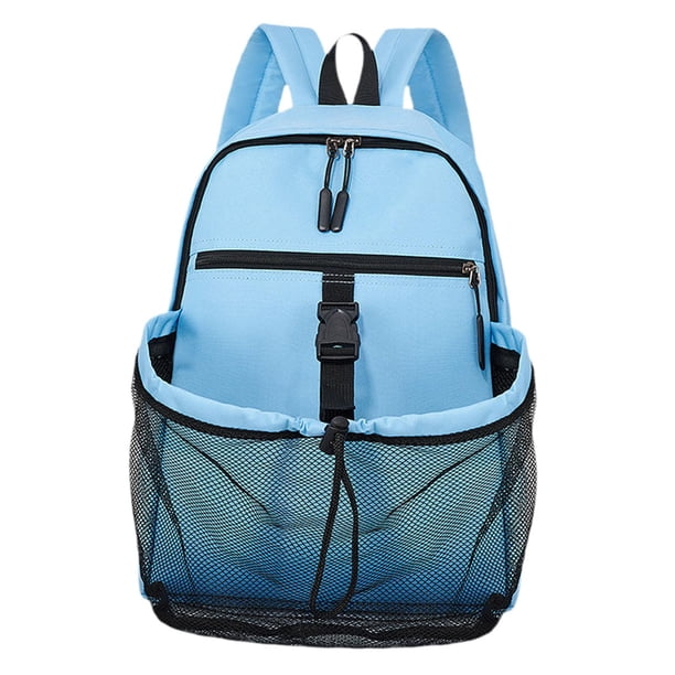 Mochila de baloncesto multifuncional decorativa de gran capacidad Azul