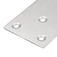 thumbnail image 5 of Uxcell 100 x 50 x 2mm Stainless Steel Flat Straight Brace Repair Plate 6 Pcs, 5 of 5