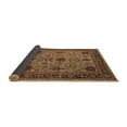thumbnail image 2 of Ahgly Company Indoor Round Oriental Brown Industrial Area Rugs, 6' Round, 2 of 4