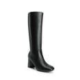 thumbnail image 3 of DREAM PAIRS Women's Knee-High Heeled Boots, Zip-Up Fashion Dress Boots, 3 of 10