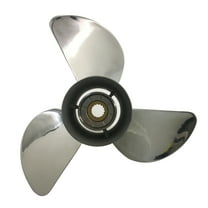 Propeller 14x17 for YAMAHA Outboard 3 Blades Stainless Steel Prop 15 Tooth RH