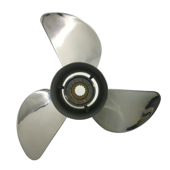 Propeller 14x17 for YAMAHA Outboard 3 Blades Stainless Steel Prop 15 Tooth RH