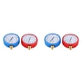 thumbnail image 1 of 4Pcs Car Low Tester Gauge Car Air Conditioner Refrigerant Pressure Gauge Kit for R410A R134A R22 Refrigerant, 1 of 9