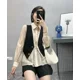 thumbnail image 2 of Camisa de manga larga con ilusión para mujer de Vestpolo, dos piezas, con bloques de color, ropa elegante para ir al trabajo, 2 of 4