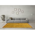 thumbnail image 3 of Ahgly Company Indoor Rectangle Abstract Yellow Modern Area Rugs, 6' x 9', 3 of 4