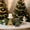 Gold+Green, variant on Wood-Look Christmas Tree Candlestick Holder - Resin Tree-Shaped Candle Stand Candlestick Base, Christmas Holiday Tabletop Centerpiece for Coffee Table Office Desk Bookshelf