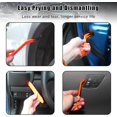 thumbnail image 4 of Yazoeia 146PCS Car Retainer Clips, 6 Popular Sizes Nylon Auto Push Pin Rivets Set with Fastener Remover, Trim Panel Fender Bumper Shield Fasteners, Push Retainers Clip Replacement Kit CJC912-115873, 4 of 6