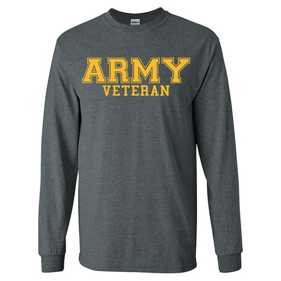 ARMY Veteran GOLD Logo Long Sleeve T-Shirt