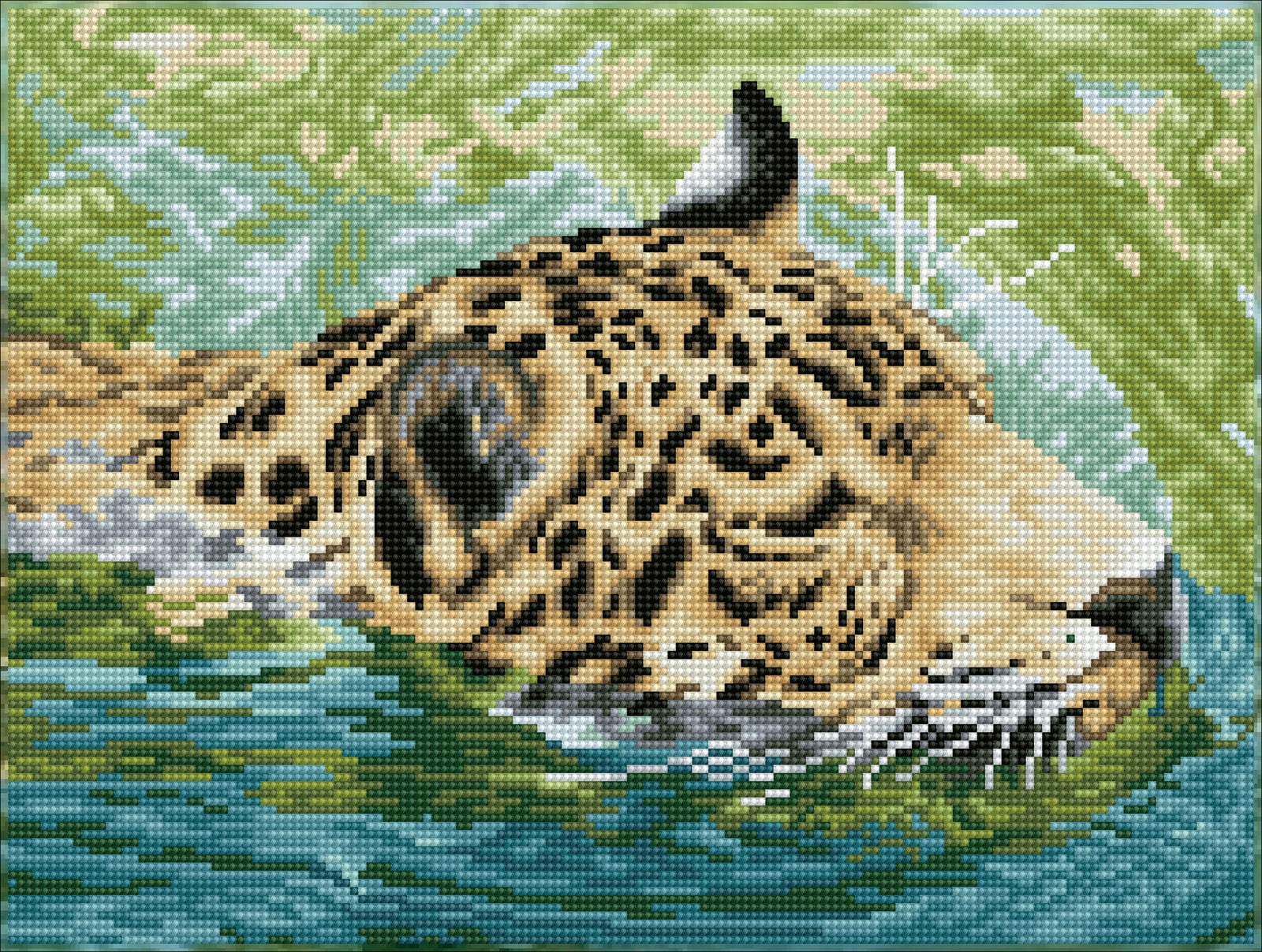 Diamond Dotz Jungle Prince - Pre-Framed Kit Jaguar Diamond Painting Kits for Adults - Diamond Art Kits a Relaxing Creative Craft Kit with Dotz Gems 12.2"x16.1"