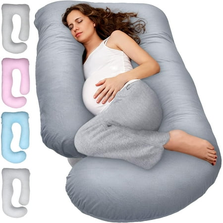 Pillani Pregnancy Pillows for Sleeping - U Shaped Full Body Pillow Support, Cooling Maternity Pillow for Pregnant Women, Support for Belly, Back, Legs. Pregnancy Gifts & Pregnancy Must Haves for Adult