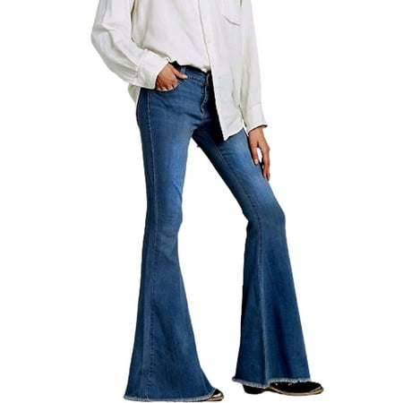 LilyLLL Skinny Bootcut Jeans Flared Bell Bottom Wide Leg Denim Pants