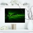 thumbnail image 1 of Blurred Bright Green Lights - Landscape Photo Canvas Art Print, 1 of 3