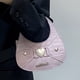 thumbnail image 2 of Bolso con asa superior para mujer, bolsos cruzados a la moda Love, monederos pequeños simples (rosa) Likrtyny Para Estrenar, 2 of 6