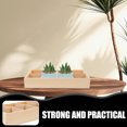thumbnail image 5 of unbranded  Compartment Flowerpot Tray Wood Display for Planter Pantry Toy Money, 5 of 8